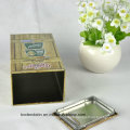 Custom Rectangular Metal Unbroken Coin Bank con diseños personalizados, Money Box, Saving Bank